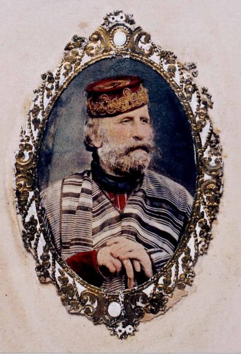 Foto ritratto di Giuseppe Garibaldi