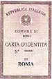 Carta d'identità di Roma